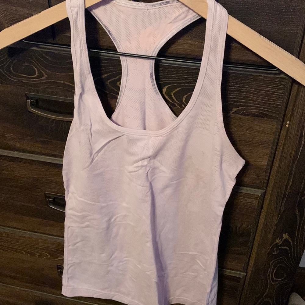 Lilac Lululemon racer back tank